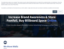 Tablet Screenshot of movingwalls.com